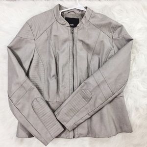 Pemplum Faux Leather Jacket